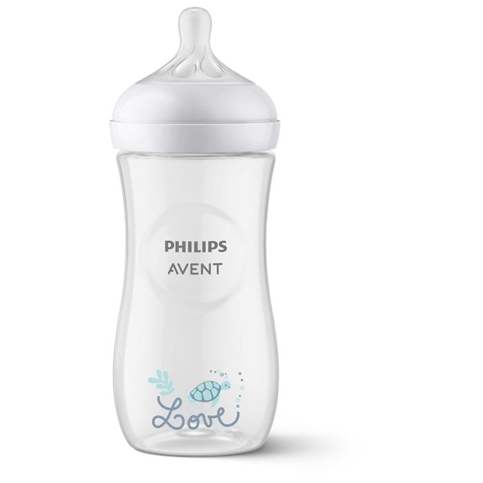 AVENT - NATURAL RESPONSE Πλαστικό Μπιμπερό 3m+ (love) - 330ml SCY906/11